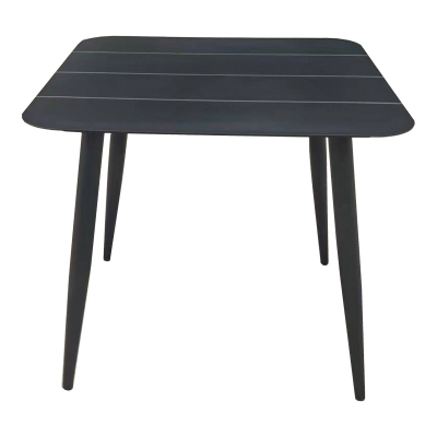 Τραπέζι Vista pakoworld αλουμίνιο σε μαύρη απόχρωση 80x80x72εκ Τραπέζι Vista pakoworld αλουμίνιο σε μαύρη απόχρωση 80x80x72εκ