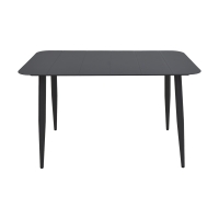 Τραπέζι Vista pakoworld αλουμίνιο σε μαύρη απόχρωση 120x70x72εκ Τραπέζι Vista pakoworld αλουμίνιο σε μαύρη απόχρωση 120x70x72εκ