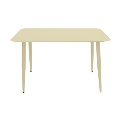 Τραπέζι Vista pakoworld αλουμίνιο σε σαμπανί απόχρωση 120x70x72εκ