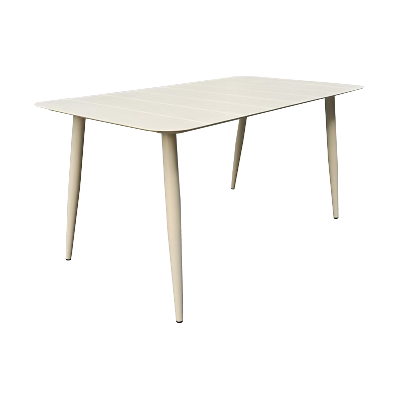 Τραπέζι Vista pakoworld αλουμίνιο σε σαμπανί απόχρωση 120x70x72εκ Τραπέζι Vista pakoworld αλουμίνιο σε σαμπανί απόχρωση 120x70x72εκ