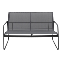 Σαλόνι εξωτερικού χώρου Veranda textilene-μέταλλο σε ανθρακί απόχρωση