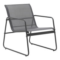 Σαλόνι εξωτερικού χώρου Veranda textilene-μέταλλο σε ανθρακί απόχρωση