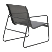 Σαλόνι εξωτερικού χώρου Veranda textilene-μέταλλο σε ανθρακί απόχρωση