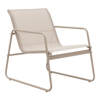 Σαλόνι εξωτερικού χώρου Veranda textilene-μέταλλο σε λευκή απόχρωση