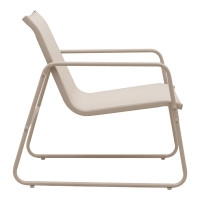 Σαλόνι εξωτερικού χώρου Veranda textilene-μέταλλο σε λευκή απόχρωση