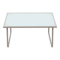 Σαλόνι εξωτερικού χώρου Veranda textilene-μέταλλο σε λευκή απόχρωση