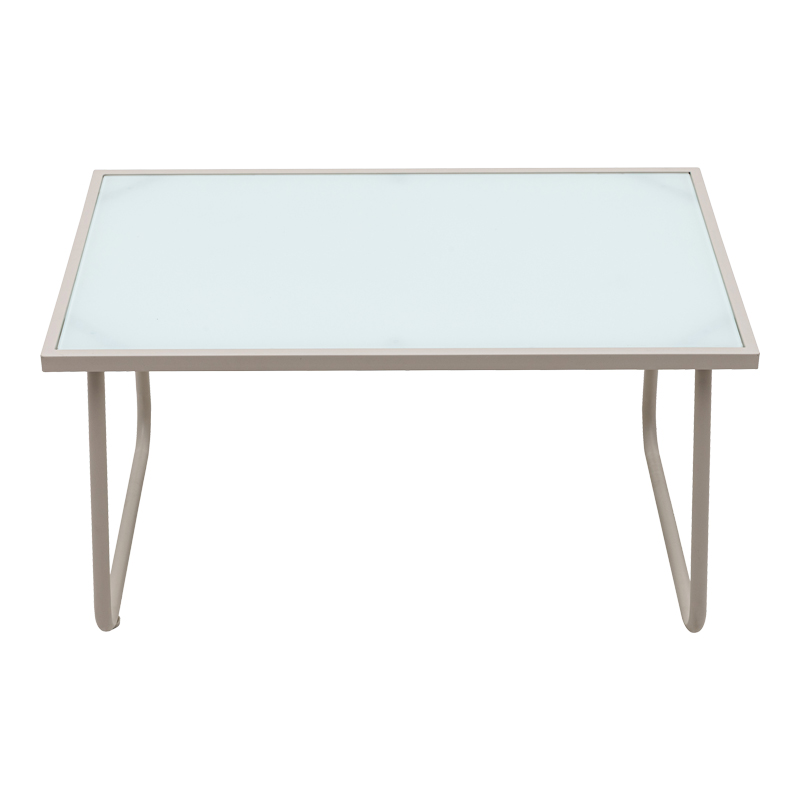 Σαλόνι εξωτερικού χώρου Veranda textilene-μέταλλο σε λευκή απόχρωση