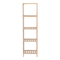 Ραφιέρα δαπέδου Zendia pakoworld ξύλο ελάτου σε φυσική απόχρωση 35x30x130εκ