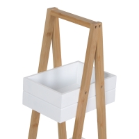 Ραφιέρα δαπέδου Tercy pakoworld μπαμπού σε λευκή-φυσική απόχρωση 30x18x80εκ Ραφιέρα δαπέδου Tercy pakoworld μπαμπού σε λευκή-φυσική απόχρωση 30x18x80εκ