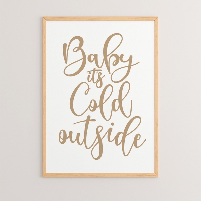 Πίνακας Berby pakoworld με ψηφιακή εκτύπωση και πλαίσιο 33x1.5x48εκ