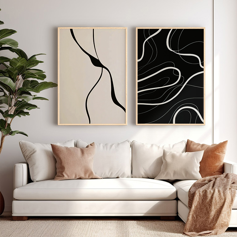 Πίνακας Bennez pakoworld δίπτυχος με ψηφιακή εκτύπωση και πλαίσιο 33x1.5x48εκ Πίνακας Bennez pakoworld δίπτυχος με ψηφιακή εκτύπωση και πλαίσιο 33x1.5x48εκ