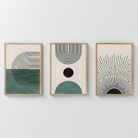 Πίνακας Kertia pakoworld τρίπτυχος με ψηφιακή εκτύπωση και πλαίσιο 33x1.5x48εκ Πίνακας Kertia pakoworld τρίπτυχος με ψηφιακή εκτύπωση και πλαίσιο 33x1.5x48εκ