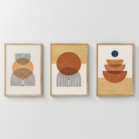 Πίνακας Mireta pakoworld τρίπτυχος με ψηφιακή εκτύπωση και πλαίσιο 33x1.5x48εκ Πίνακας Mireta pakoworld τρίπτυχος με ψηφιακή εκτύπωση και πλαίσιο 33x1.5x48εκ