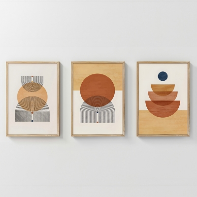 Πίνακας Mireta pakoworld τρίπτυχος με ψηφιακή εκτύπωση και πλαίσιο 33x1.5x48εκ