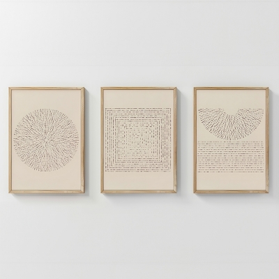 Πίνακας Fouldy pakoworld τρίπτυχος με ψηφιακή εκτύπωση και πλαίσιο 33x1.5x48εκ