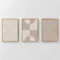 Πίνακας Zenzia pakoworld τρίπτυχος με ψηφιακή εκτύπωση και πλαίσιο 33x1.5x48εκ Πίνακας Zenzia pakoworld τρίπτυχος με ψηφιακή εκτύπωση και πλαίσιο 33x1.5x48εκ