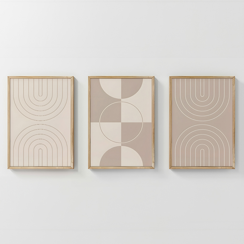 Πίνακας Zenzia pakoworld τρίπτυχος με ψηφιακή εκτύπωση και πλαίσιο 33x1.5x48εκ Πίνακας Zenzia pakoworld τρίπτυχος με ψηφιακή εκτύπωση και πλαίσιο 33x1.5x48εκ