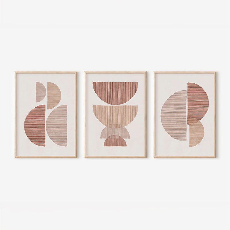 Πίνακας Peria pakoworld τρίπτυχος με ψηφιακή εκτύπωση και πλαίσιο 33x1.5x48εκ Πίνακας Peria pakoworld τρίπτυχος με ψηφιακή εκτύπωση και πλαίσιο 33x1.5x48εκ