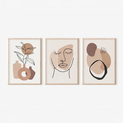 Πίνακας Grende pakoworld τρίπτυχος με ψηφιακή εκτύπωση και πλαίσιο 33x1.5x48εκ Πίνακας Grende pakoworld τρίπτυχος με ψηφιακή εκτύπωση και πλαίσιο 33x1.5x48εκ