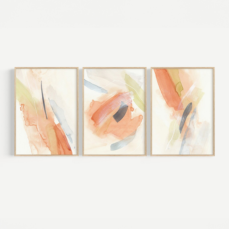 Πίνακας Coris pakoworld τρίπτυχος με ψηφιακή εκτύπωση και πλαίσιο 33x1.5x48εκ