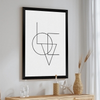 Πίνακας Felora pakoworld με ψηφιακή εκτύπωση και πλαίσιο 33x1.5x48εκ