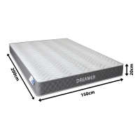 Στρώμα Dreamer pakoworld pocket spring διπλής όψης 20cm 150x200εκ