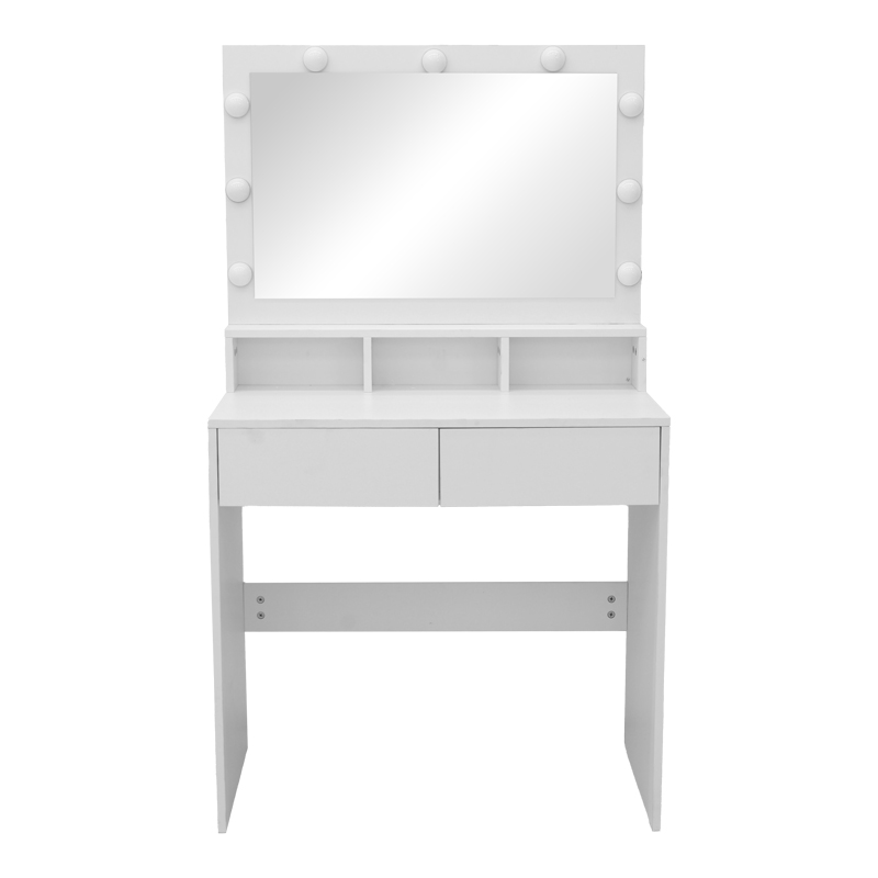 Τουαλέτα κρεβατοκάμαρας Vanity pakoworld με led λευκό 80x40x140εκ Τουαλέτα κρεβατοκάμαρας Vanity pakoworld με led λευκό 80x40x140εκ