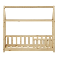 Παιδικό κρεβάτι Bambie με κιγκλίδωμα τ. Montessori pakoworld ξύλο πεύκου σε φυσική απόχρωση 70x140εκ Παιδικό κρεβάτι Bambie με κιγκλίδωμα τ. Montessori pakoworld ξύλο πεύκου σε φυσική απόχρωση 70x140εκ