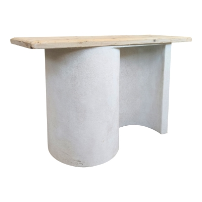 Κονσόλα Jeckie pakoworld ξύλο ελάτου-mdf oak-λευκό 120x38x80εκ Κονσόλα Jeckie pakoworld ξύλο ελάτου-mdf oak-λευκό 120x38x80εκ