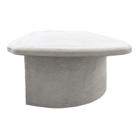Τραπέζι σαλονιού Verven pakoworld mdf λευκό 120x60x32εκ
