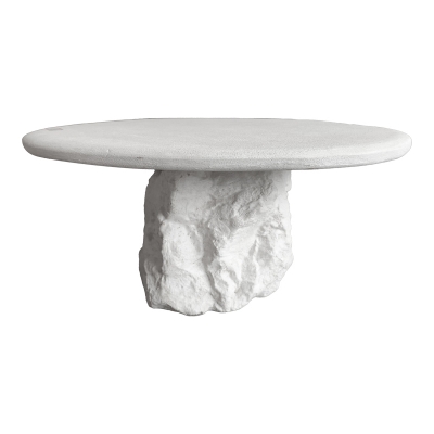Τραπέζι σαλονιού Zinol pakoworld mdf-polyresin λευκό Φ77x36εκ Τραπέζι σαλονιού Zinol pakoworld mdf-polyresin λευκό Φ77x36εκ