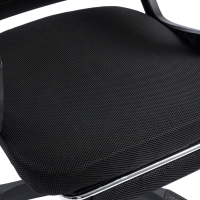 Καρέκλα γραφείου διευθυντή με υποπόδιο Meton pakoworld mesh χρώμα μαύρο 48x60x118-128εκ