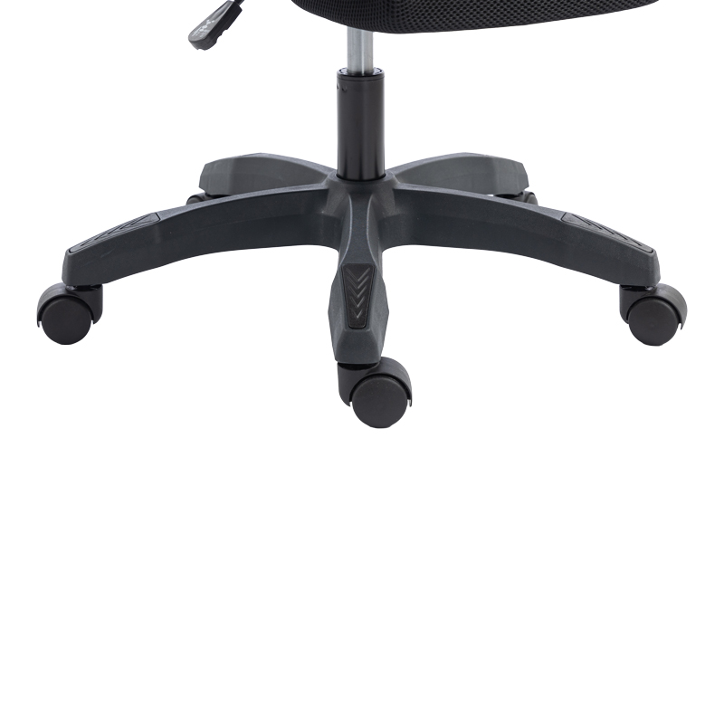 Καρέκλα γραφείου διευθυντή με υποπόδιο Meton pakoworld mesh χρώμα μαύρο 48x60x118-128εκ