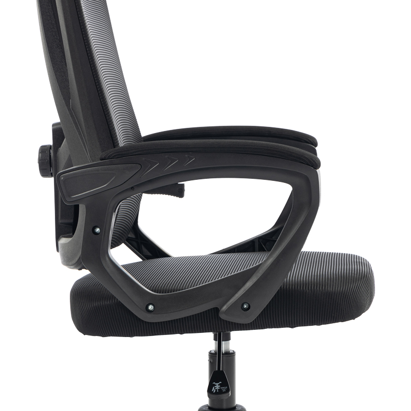 Καρέκλα γραφείου διευθυντή Exeter pakoworld mesh χρώμα μαύρο 50x58x119-129εκ