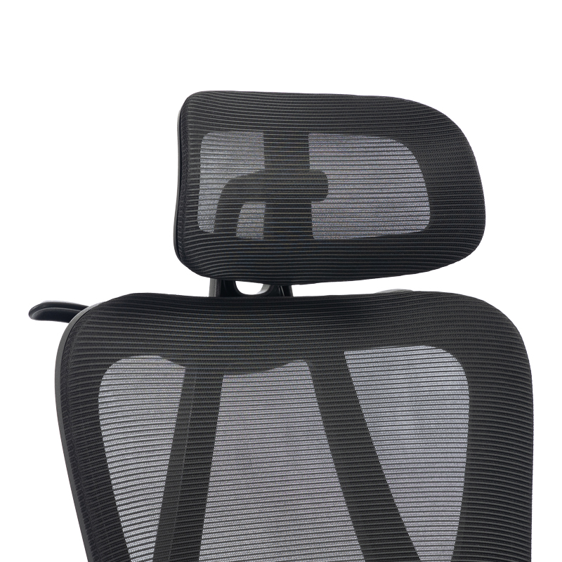 Καρέκλα γραφείου διευθυντή Exeter pakoworld mesh χρώμα μαύρο 50x58x119-129εκ