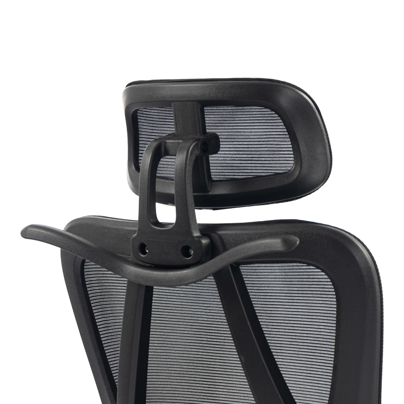 Καρέκλα γραφείου διευθυντή Exeter pakoworld mesh χρώμα μαύρο 50x58x119-129εκ