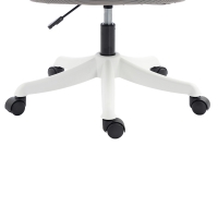 Καρέκλα γραφείου διευθυντή Exeter pakoworld λευκή - mesh γκρι 50x58x119-129εκ