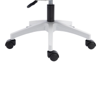 Καρέκλα γραφείου Plymot pakoworld λευκή - mesh γκρι 48x58x112-122εκ