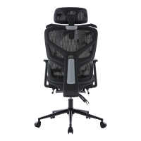 Καρέκλα γραφείου διευθυντη Vigo pakoworld mesh χρώμα μαύρο 52x70x118-124εκ