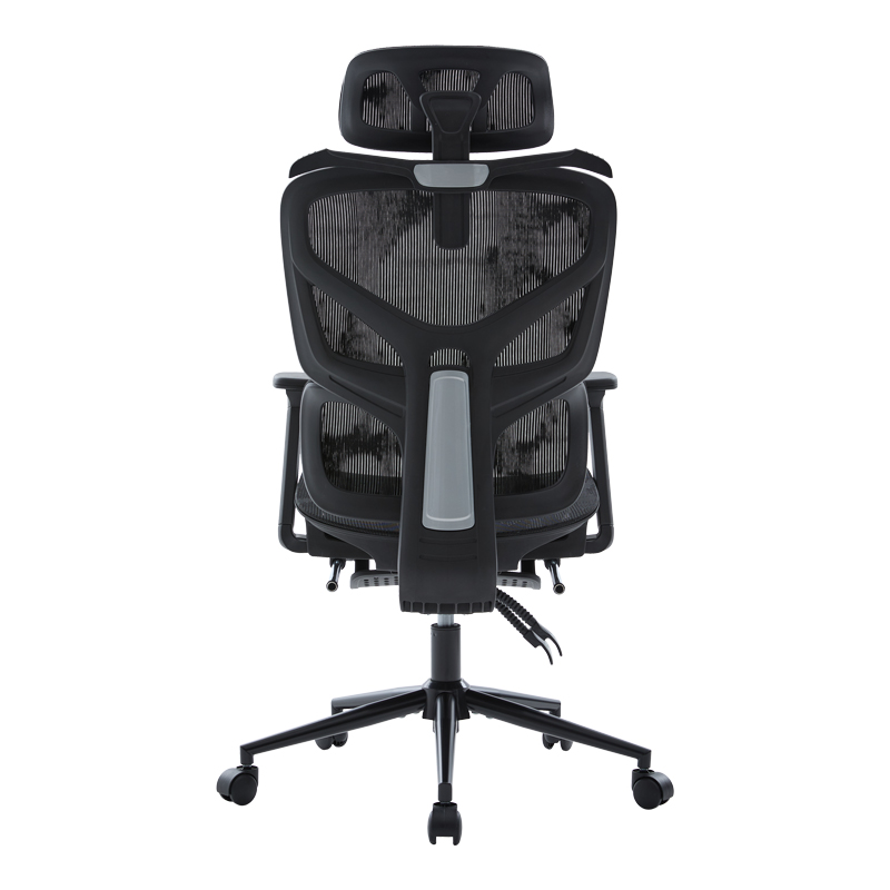 Καρέκλα γραφείου διευθυντη Vigo pakoworld mesh χρώμα μαύρο 52x70x118-124εκ