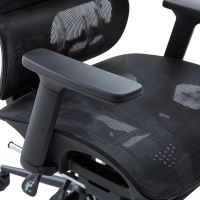 Καρέκλα γραφείου διευθυντη Vigo pakoworld mesh χρώμα μαύρο 52x70x118-124εκ