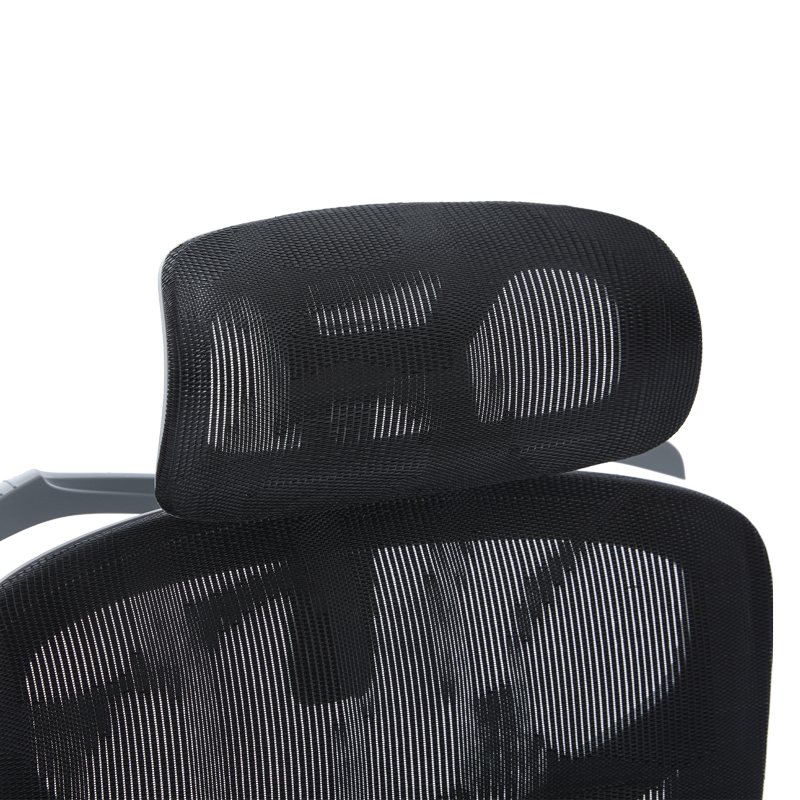 Καρέκλα γραφείου διευθυντη Vigo pakoworld γκρι- mesh μαύρο 52x70x118-124εκ