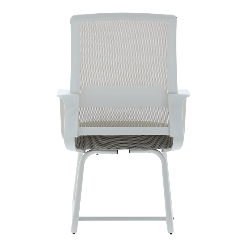 Καρέκλα επισκέπτη Palma pakoworld λευκή- mesh γκρι 46x52x94εκ Καρέκλα επισκέπτη Palma pakoworld λευκή- mesh γκρι 46x52x94εκ