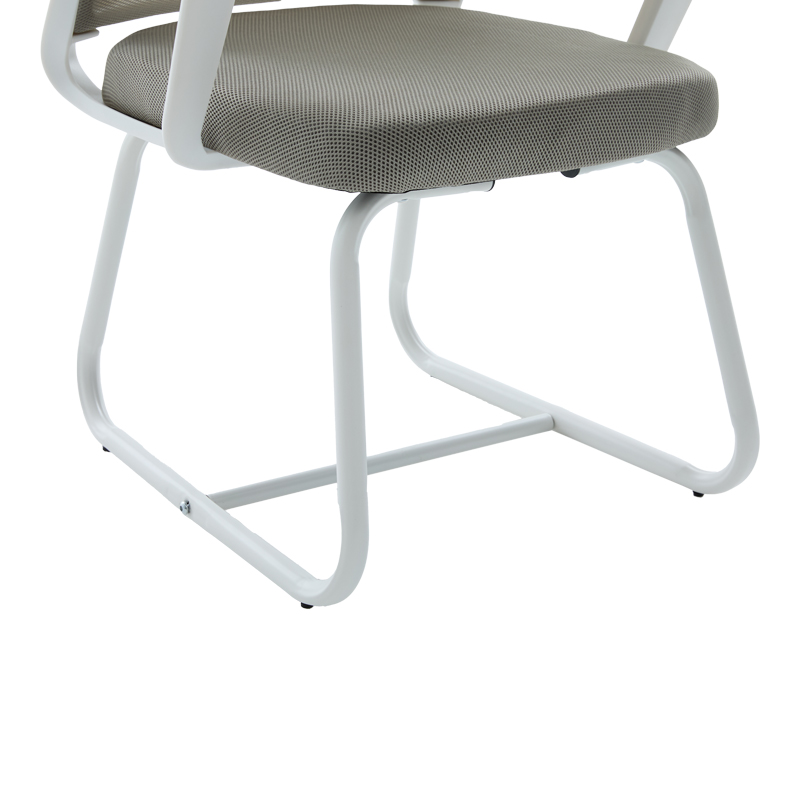 Καρέκλα επισκέπτη Palma pakoworld λευκή- mesh γκρι 46x52x94εκ Καρέκλα επισκέπτη Palma pakoworld λευκή- mesh γκρι 46x52x94εκ