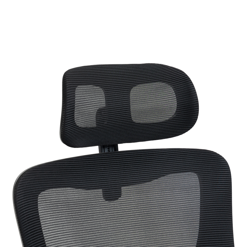 Καρέκλα γραφείου διευθυντή Mainz pakoworld mesh χρώμα μαύρο 50x60x112-122εκ