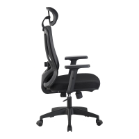 Καρέκλα γραφείου διευθυντή Magida pakoworld mesh μαύρο 58.5x66x115-125εκ