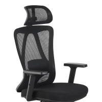 Καρέκλα γραφείου διευθυντή Magida pakoworld mesh μαύρο 58.5x66x115-125εκ