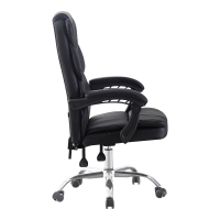Καρέκλα γραφείου διευθυντή Sanema pakoworld pu μαύρο 62x67x112-122εκ Καρέκλα γραφείου διευθυντή Sanema pakoworld pu μαύρο 62x67x112-122εκ