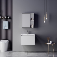 Πάγκος με νιπτήρα και καθρέπτη Chinky pakoworld λευκό Πάγκος με νιπτήρα και καθρέπτη Chinky pakoworld λευκό