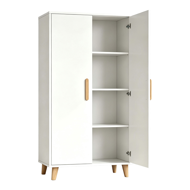 Ντουλάπι Tamera pakoworld λευκό με φυσική απόχρωση MDF 60x30x120εκ Ντουλάπι Tamera pakoworld λευκό με φυσική απόχρωση MDF 60x30x120εκ